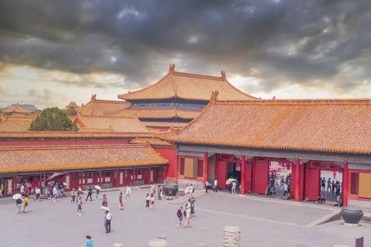 The main axis of the Forbidden City